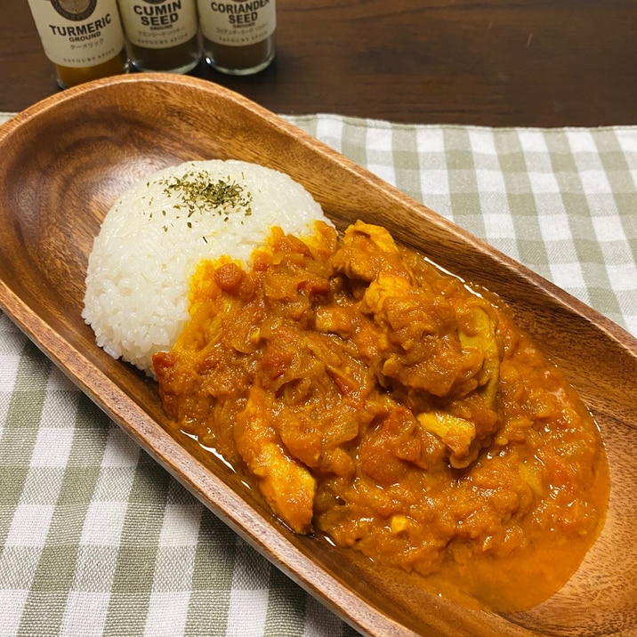 カロリーOFF！簡単スパイスチキンカレー